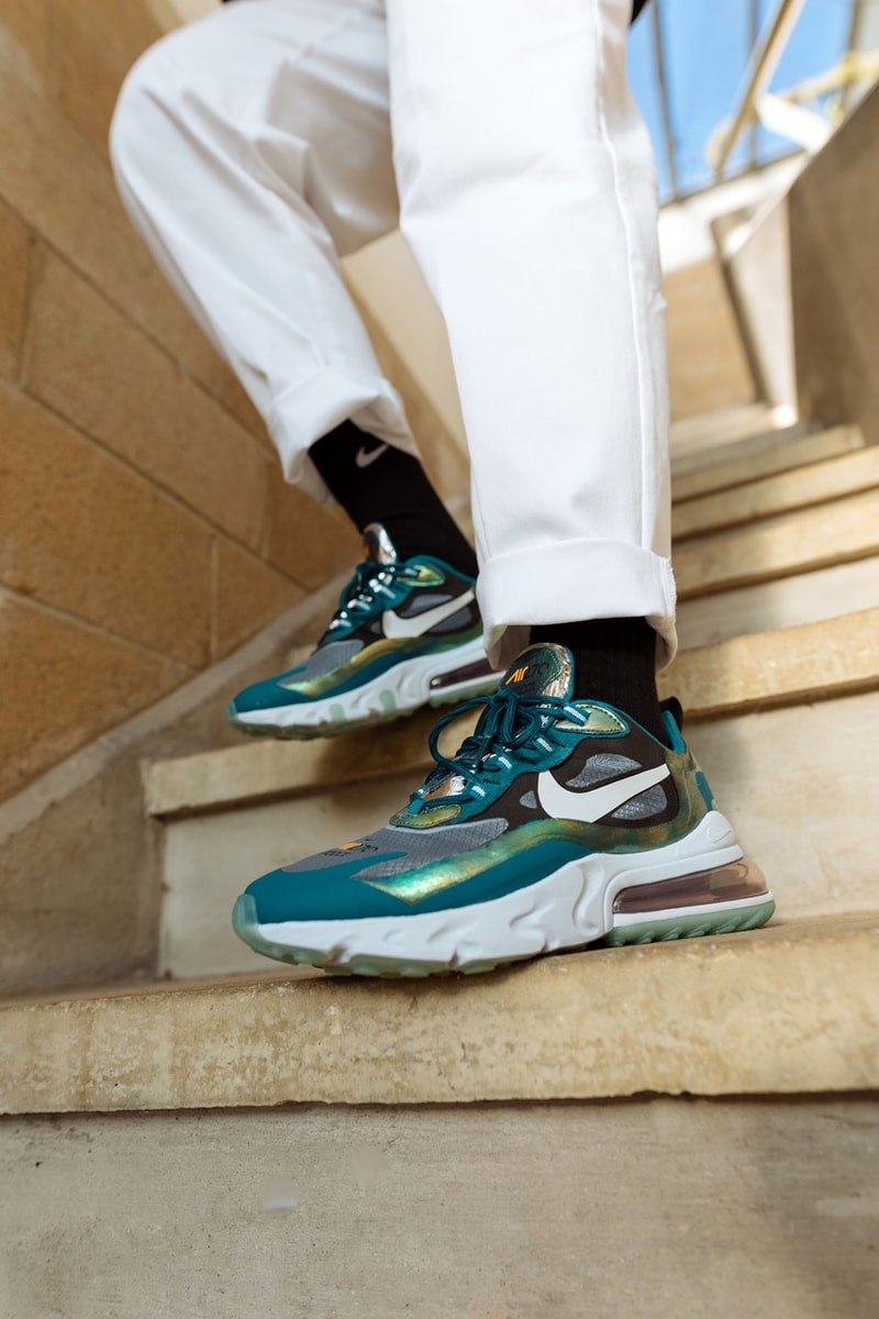 size exclusive nike air max 270 react dragonfly green iridescent clear release date info photos price