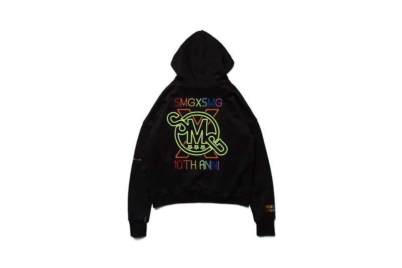 SMG 10 Year Anniversary Collection SMUDGE “Still Moving Under Gun Fire" Capsule Shanghai Store Release Information Jumper Hoodie Sweater Cap Luggage Strap 