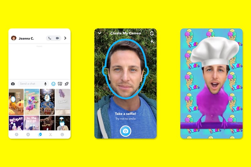 Snapchat Cameos Puts Your Face Onto GIFs