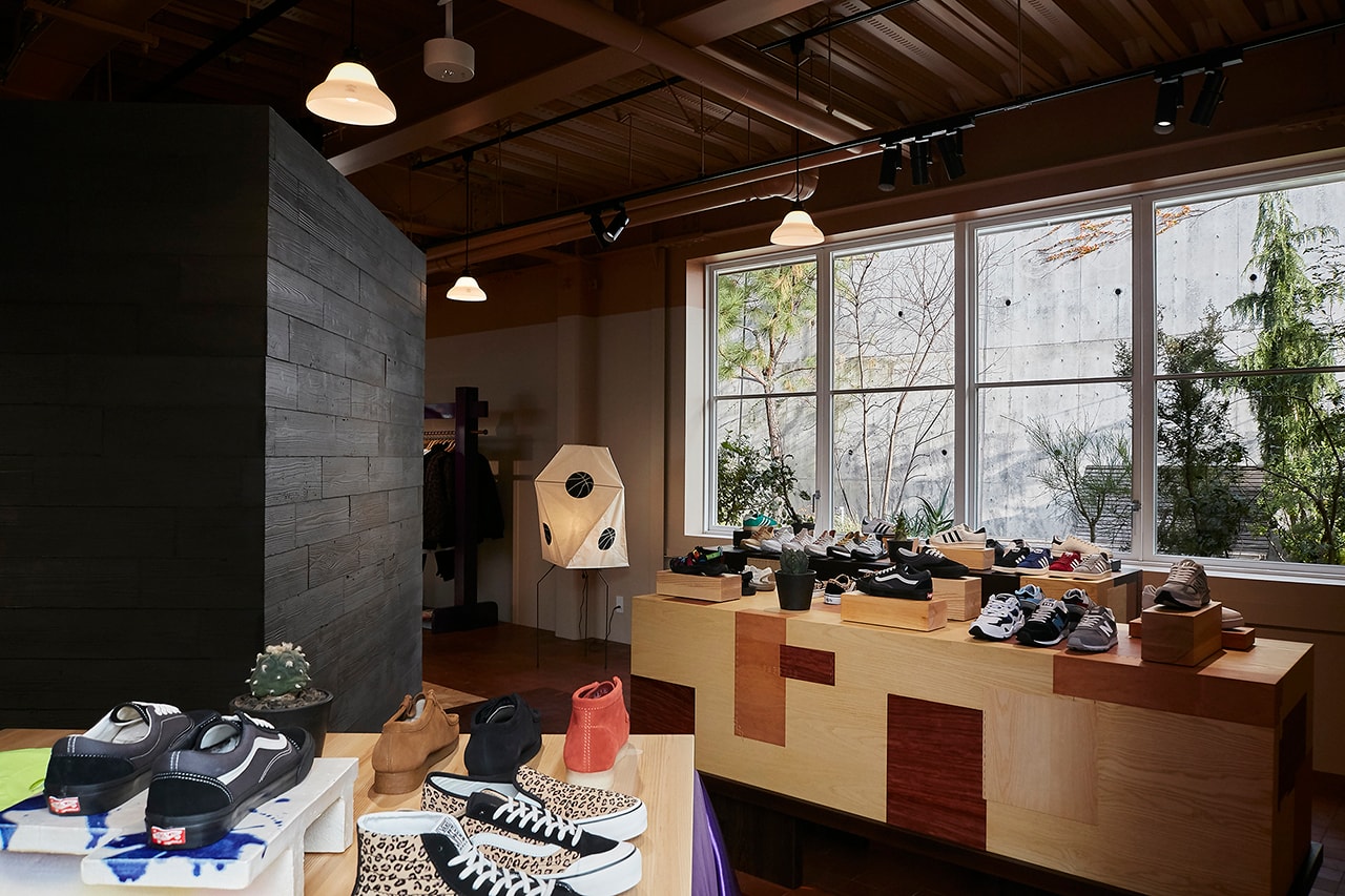 Sneakersnstuff Tokyo Store Launch Opening Date Unveiling First Look Grand Open Japan Asia Footwear Retailer Limited Edition Drops Design Stores Architecture Log Road in Daikanyama SNS Cafe
