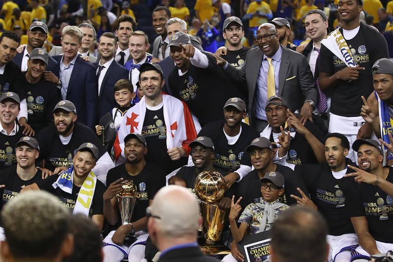 Sports Business Journal Golden State Warriors Franchise of the Decade NBA national basketball association klay thompson steph curry sports