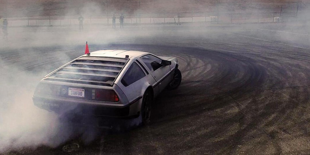 Autonomous DeLorean drives sideways to move forward