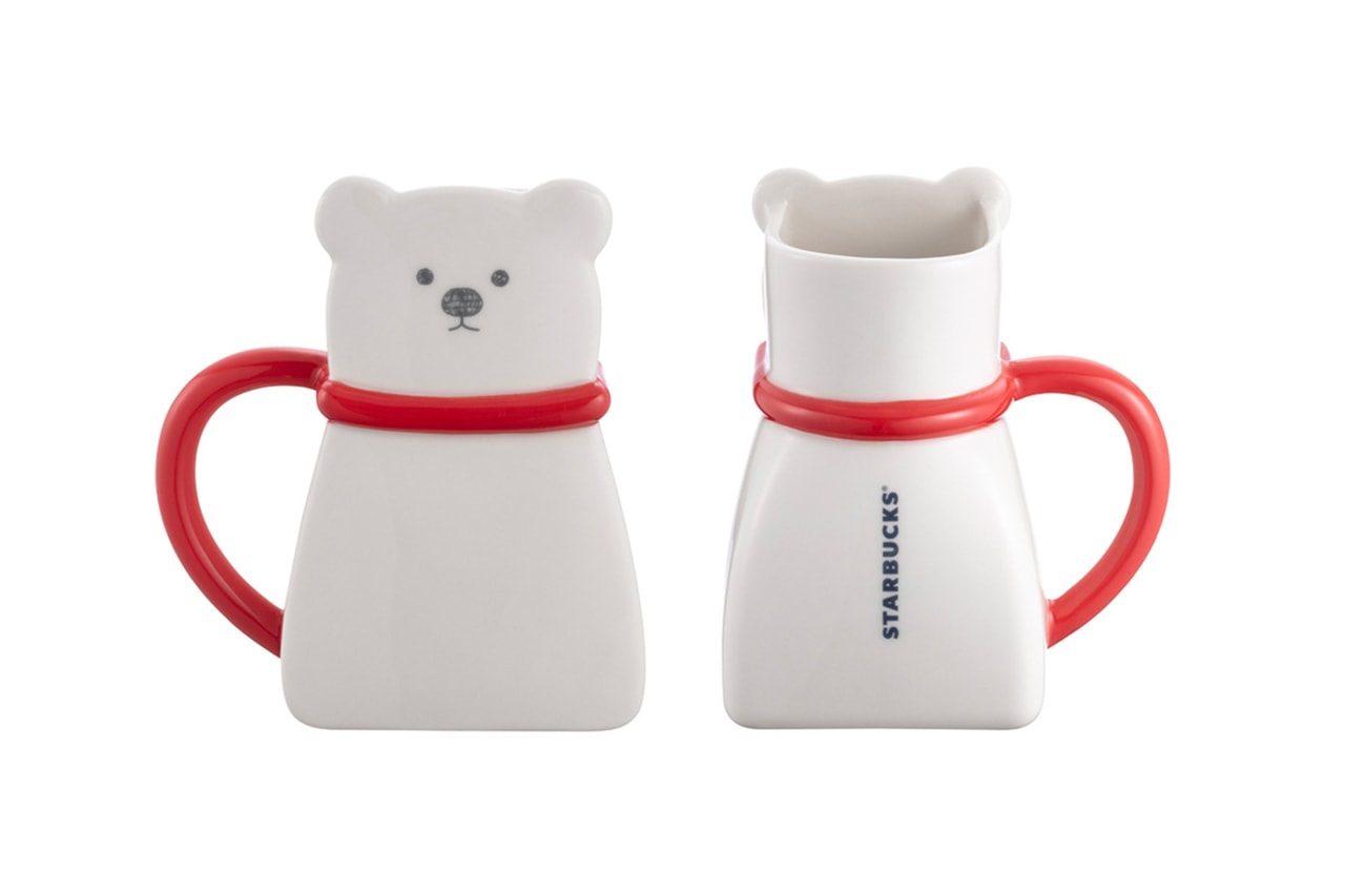 Starbucks Taiwan Limited Edition Polar Bear Accessories exclusive mug cup thermos plate holiday season festive christmas 2020 seasonal cartoon caricature tablewear lifestyle