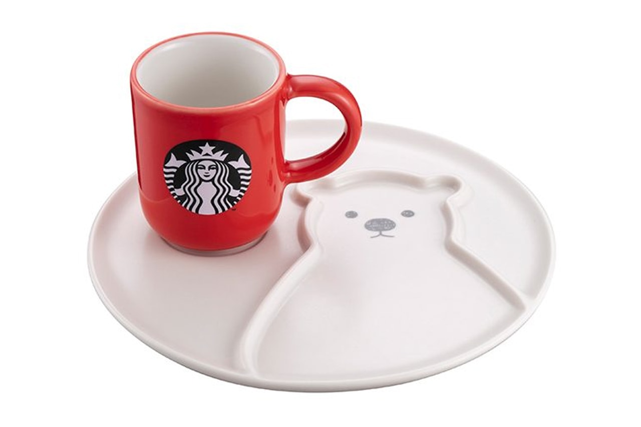 Starbucks Taiwan Limited Edition Polar Bear Accessories exclusive mug cup thermos plate holiday season festive christmas 2020 seasonal cartoon caricature tablewear lifestyle