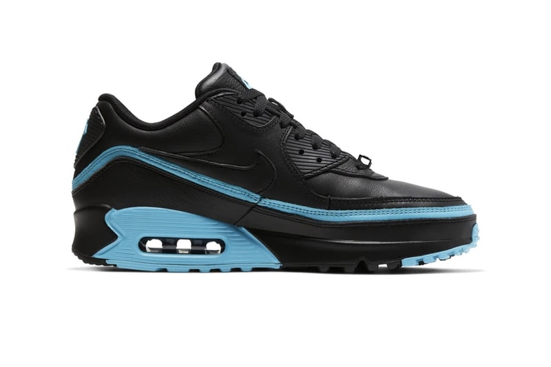 StockX Nike Air Max 90 UNDEFEATED Pack infrared aqua blue green optic yellow double mudguard white and black based five-strike logo