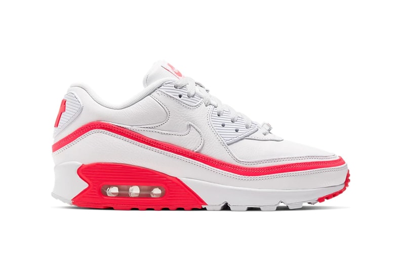 StockX Nike Air Max 90 UNDEFEATED Pack infrared aqua blue green optic yellow double mudguard white and black based five-strike logo