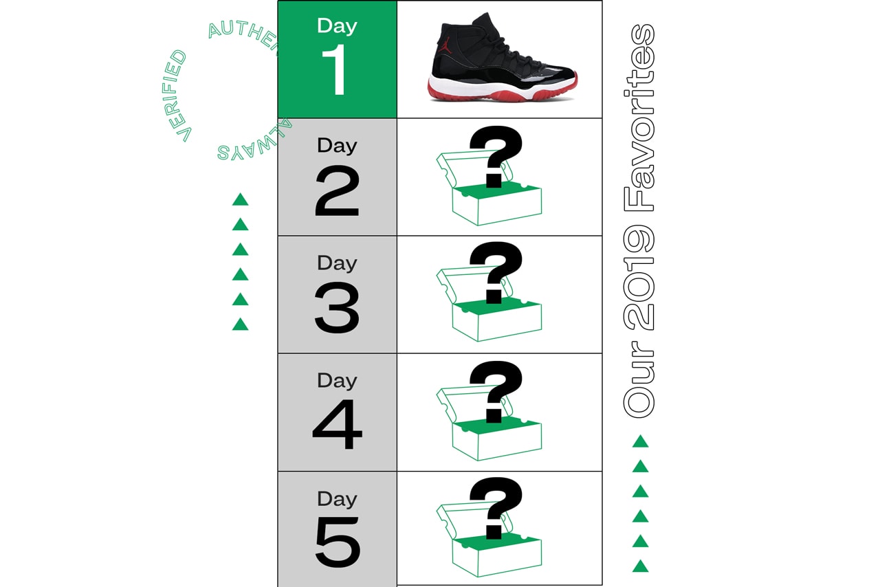 StockX Give Away 100 Sneakers 100 Winners December 19 at 10 AM EST. until December 23 at 11:59 PM EST BESTOF2019 20 new winners over five days 