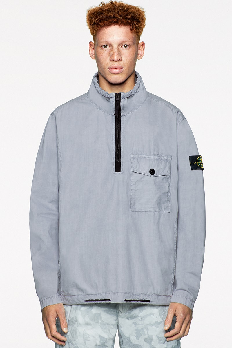Stone Island SS20 Icon Imagery Collection Lookbook technical apparel casual sportswear contemporary david-tc camouflage reflective frost nylon metal 