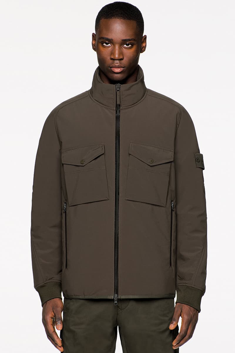 Stone Island SS20 Icon Imagery Collection Lookbook technical apparel casual sportswear contemporary david-tc camouflage reflective frost nylon metal 