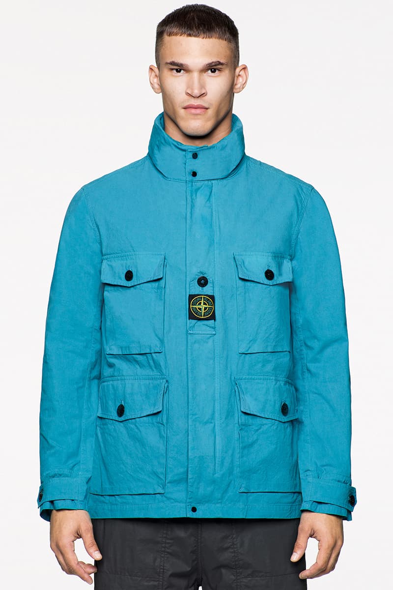 Stone Island SS20 Icon Imagery Collection Lookbook technical apparel casual sportswear contemporary david-tc camouflage reflective frost nylon metal 