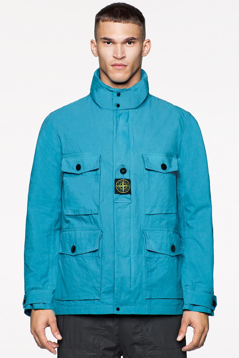 Stone Island SS20 Icon Imagery Collection Lookbook technical apparel casual sportswear contemporary david-tc camouflage reflective frost nylon metal