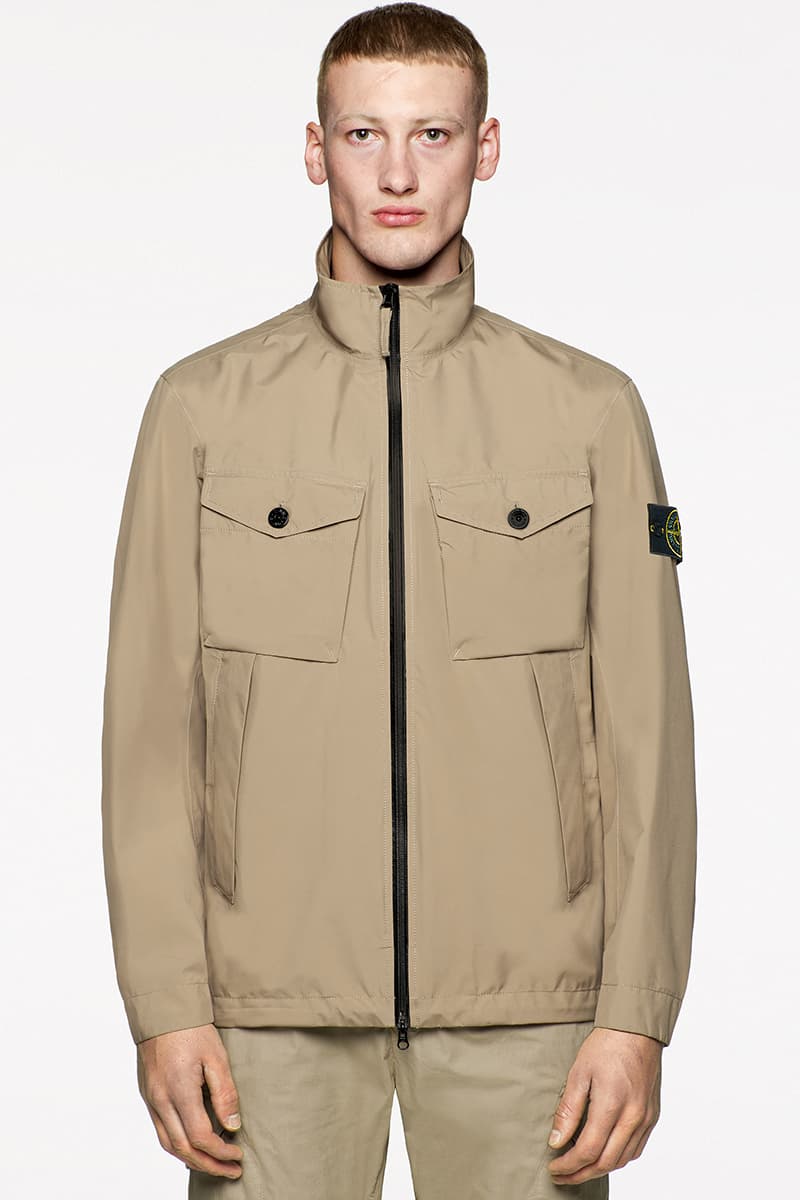 Stone Island SS20 Icon Imagery Collection Lookbook technical apparel casual sportswear contemporary david-tc camouflage reflective frost nylon metal