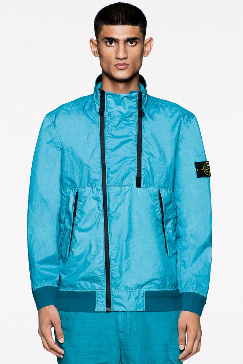 Stone Island SS20 Icon Imagery Collection Lookbook technical apparel casual sportswear contemporary david-tc camouflage reflective frost nylon metal 