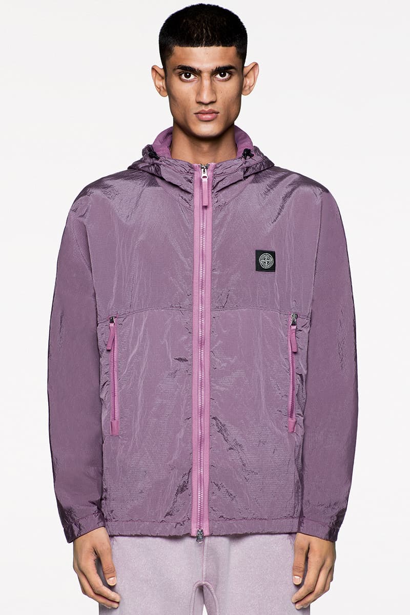 Stone Island SS20 Icon Imagery Collection Lookbook technical apparel casual sportswear contemporary david-tc camouflage reflective frost nylon metal 