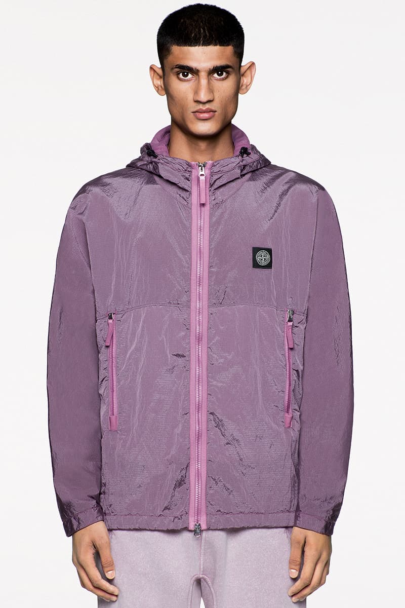 Stone Island SS20 Icon Imagery Collection Lookbook technical apparel casual sportswear contemporary david-tc camouflage reflective frost nylon metal