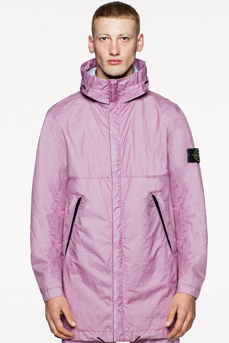 lilac stone island jacket