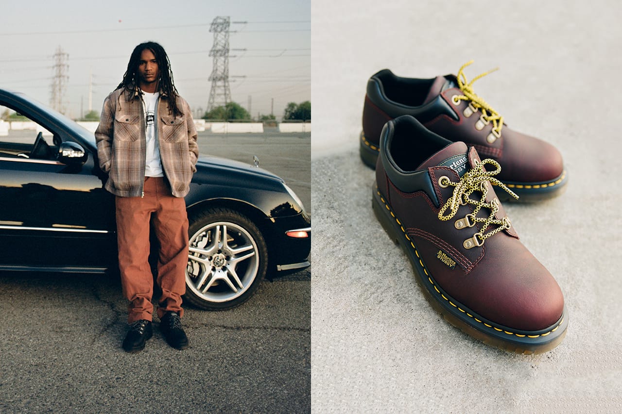 doc martens stussy loafers