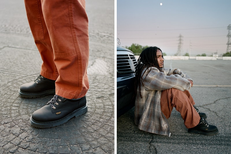 Stussy Dr Martens 8053 HY 2019 Capsule wintergrip midsole traction open channels workwear boots shoes footwear fall winter rubber pvc trainers mid cut chukka sneakers streetwear