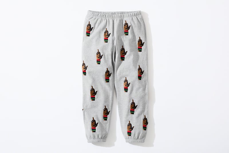supreme middle finger sweatpants