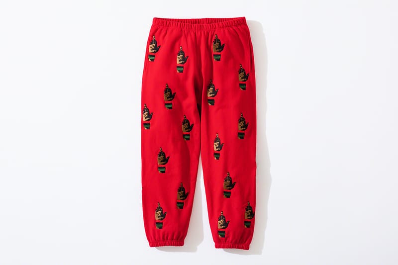 supreme quilted sweatpants