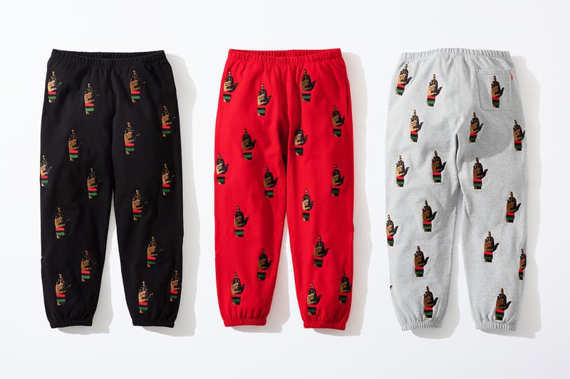 supreme quilted sweatpants