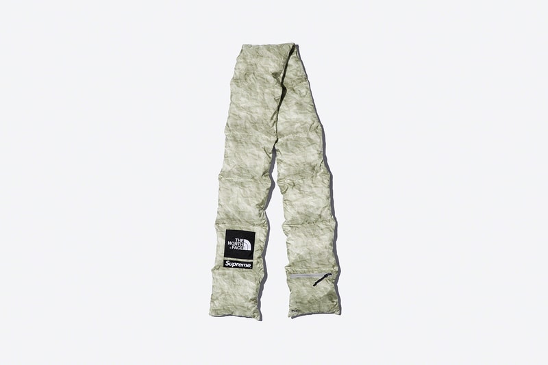 Supreme x The North Face Winter 2019 Nuptse Collection Jackets Scarf Pants Snow Japan New York TNF 700-Fill paper print 