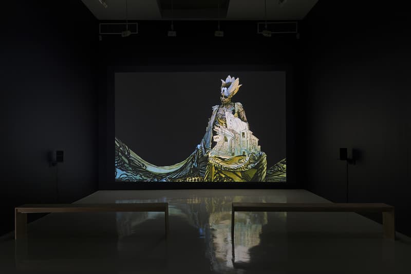 swoon cicada jeffrey deitch gallery new york city artworks motion art paintings installations