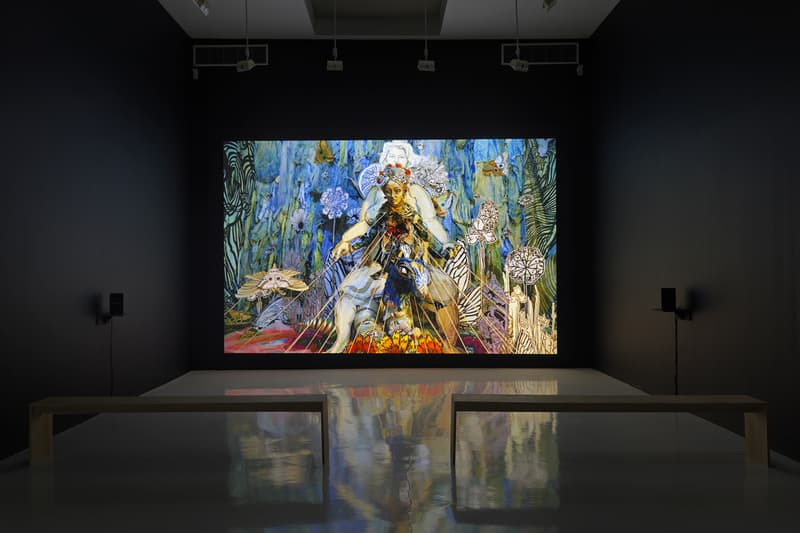 swoon cicada jeffrey deitch gallery new york city artworks motion art paintings installations