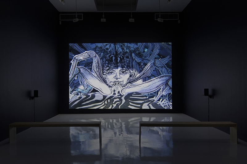 swoon cicada jeffrey deitch gallery new york city artworks motion art paintings installations 