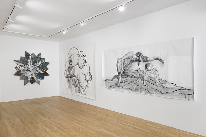 swoon cicada jeffrey deitch gallery new york city artworks motion art paintings installations