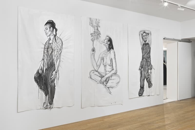 swoon cicada jeffrey deitch gallery new york city artworks motion art paintings installations