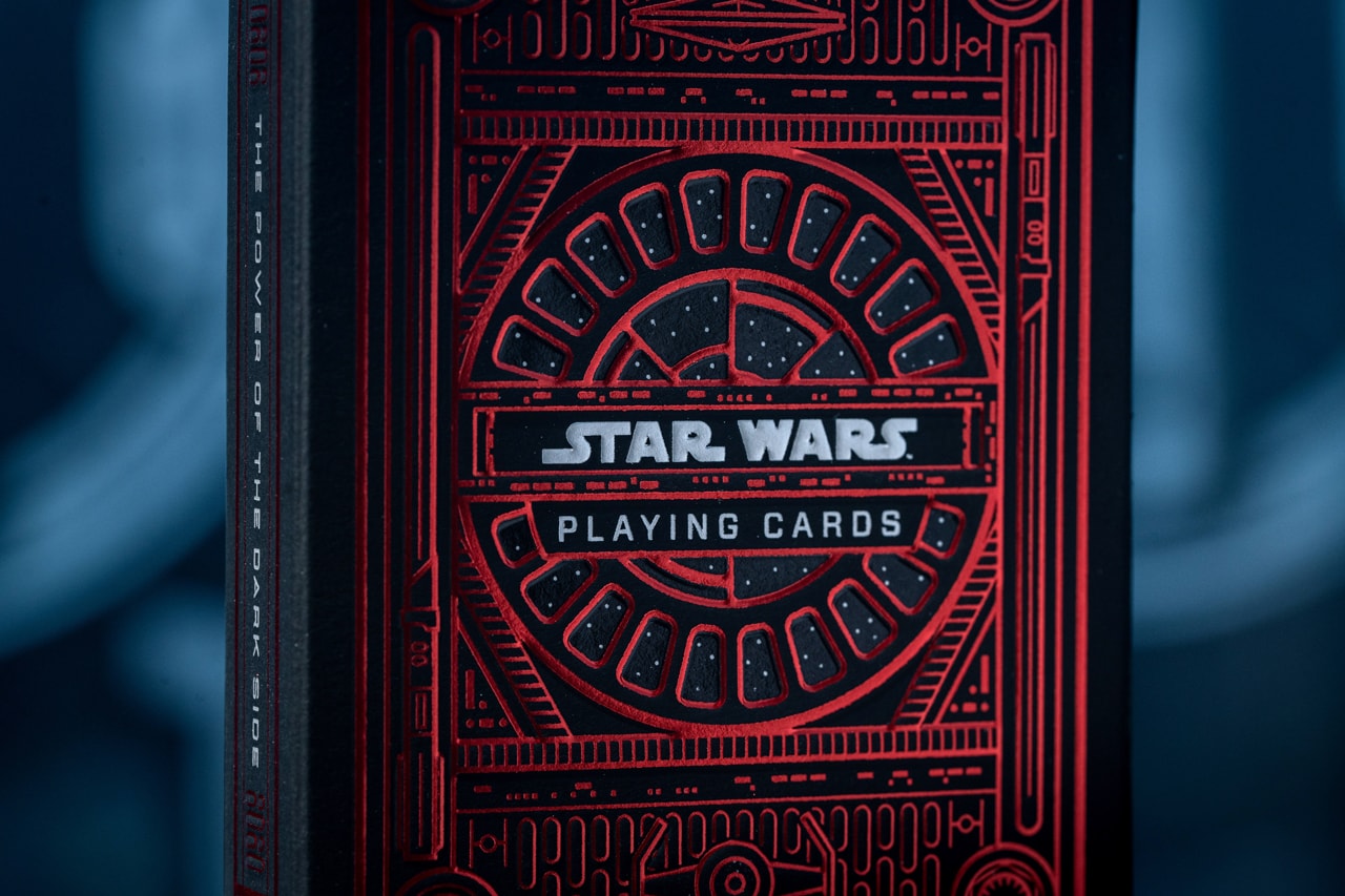 Star Wars x Theory11 Playing Card Deck Release Light Side Dark Side JJ Abrams Darth Vader Blue Red White Black