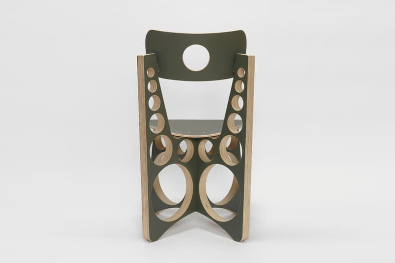 tom sachs olive drab shop chair furniture 