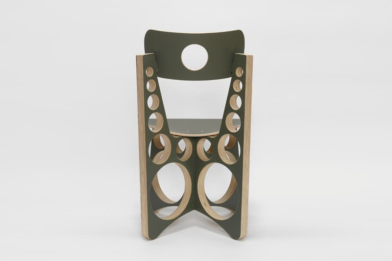 tom sachs olive drab shop chair furniture