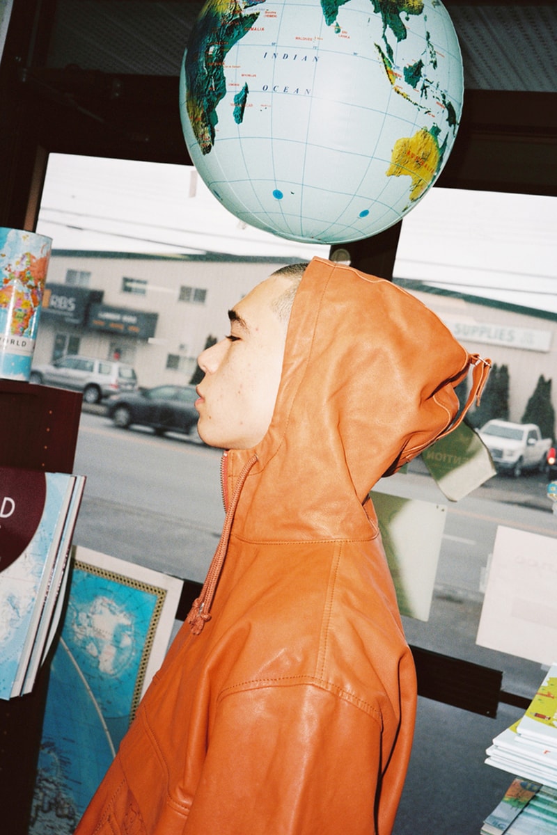Très Bien Sneeze Magazine Capsule Collection launch info lookbook art logo publication leather fleece wool trouser anorak bucket hat