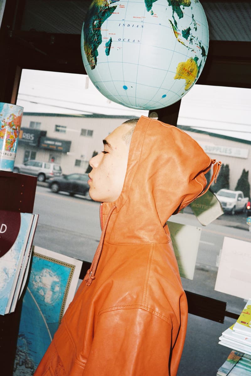 Très Bien Sneeze Magazine Capsule Collection launch info lookbook art logo publication leather fleece wool trouser anorak bucket hat