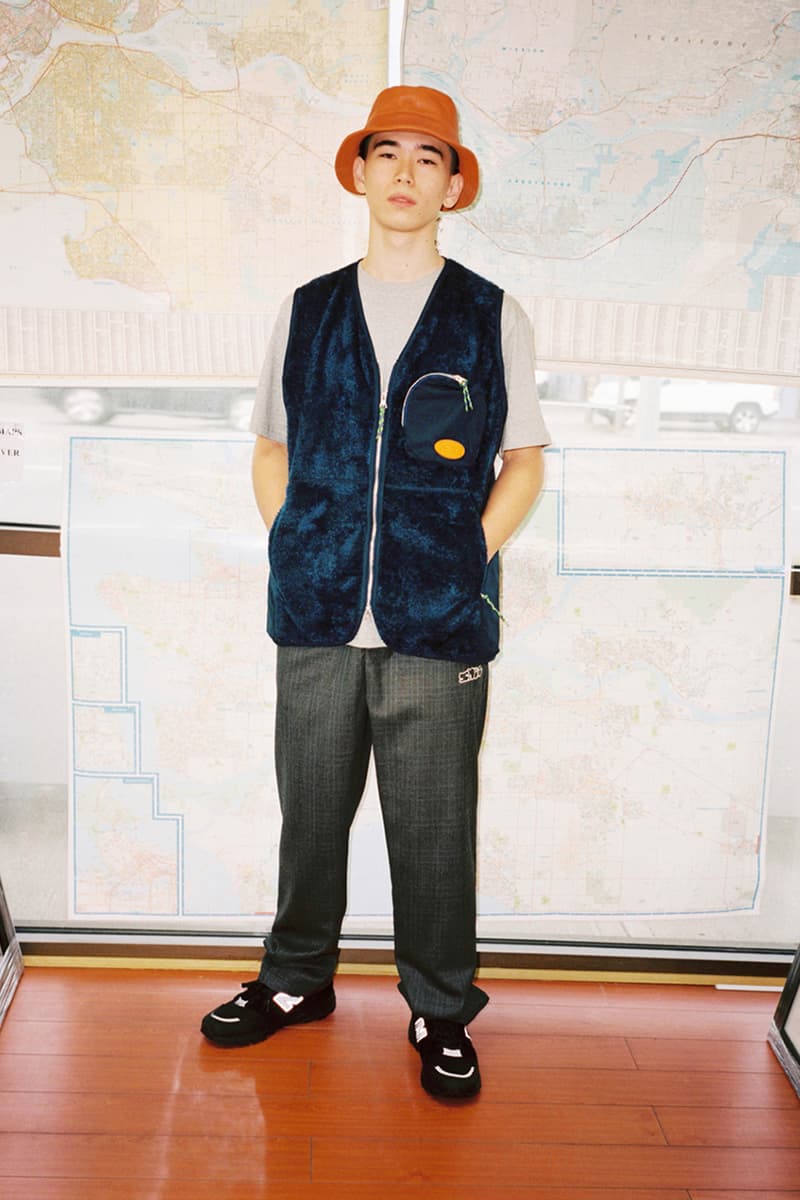 Très Bien Sneeze Magazine Capsule Collection launch info lookbook art logo publication leather fleece wool trouser anorak bucket hat