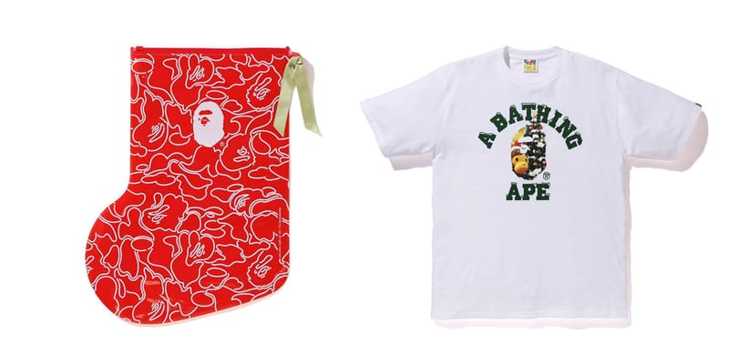 bape christmas tee