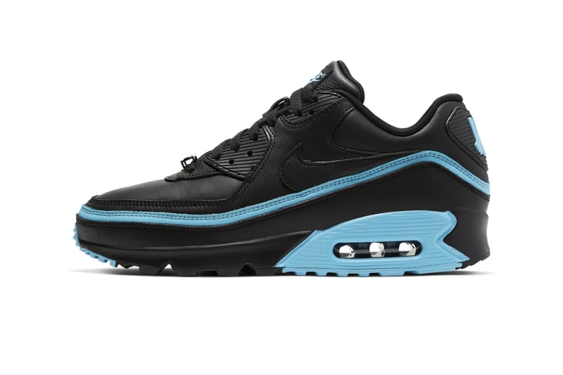 UNDEFEATED x Nike Air Max 90 Pack Release Information Official Look First Product Shots Footwear Sneakers Swoosh Collaboration Hyped Kicks White Blue Fury Opti Yellow Black