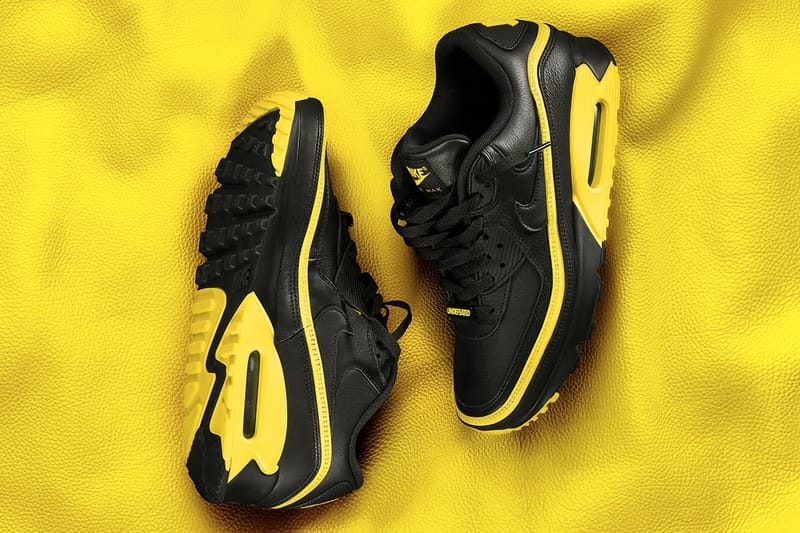 nike air yellow and black