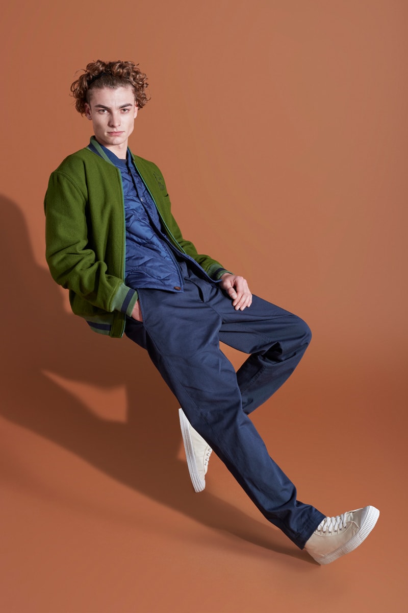 Universal Works Fall/Winter 2019 Lookbook Outerwear Sweaters Jumpers Trousers T-Shirts Autumnal Accessories Aesop’s fable of the Hare and the Tortoise British Classic Brand Anniversary Collection