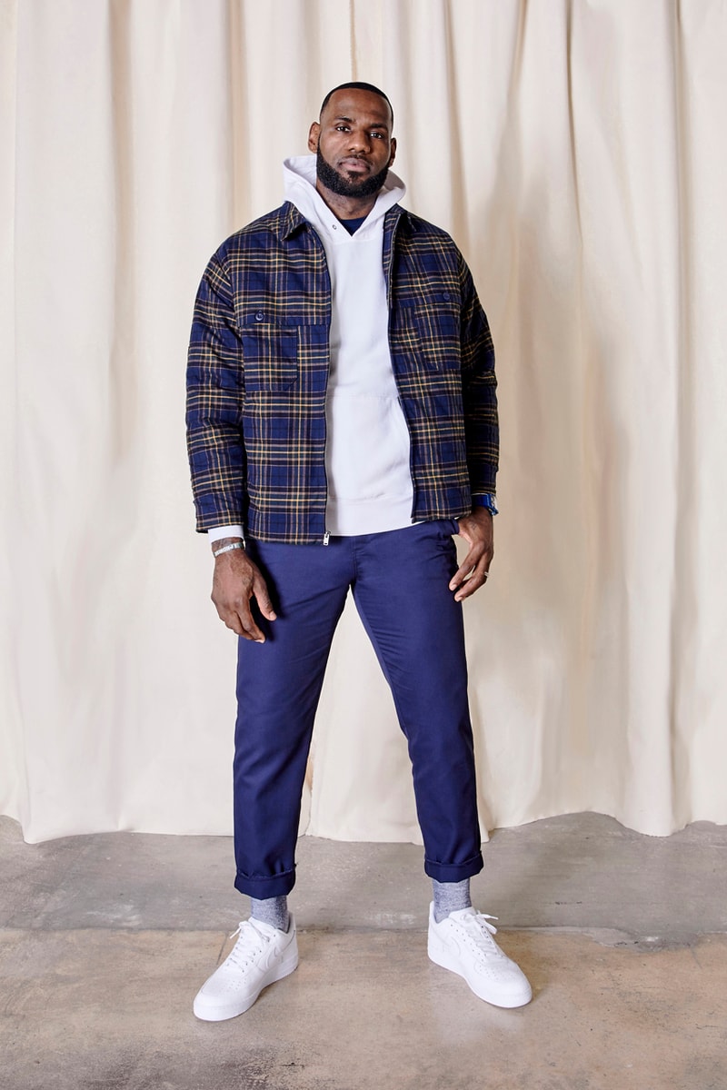 UNKNWN Collection 001 LeBron James Lookbook in house private label clothing line basics premium miami wynwood