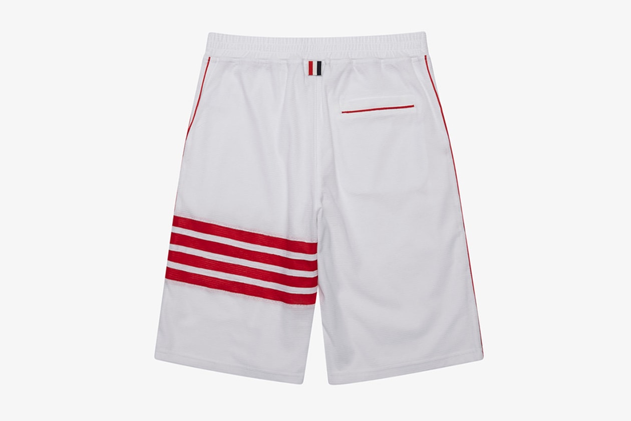 UNKNWN Wynwood x Thom Browne Capsule Collaboration lookbook lebron james collection menswear tee shirt polo hoodie slide sandals socks shorts mesh miami exclusive drop release date info december 13 2019 buy