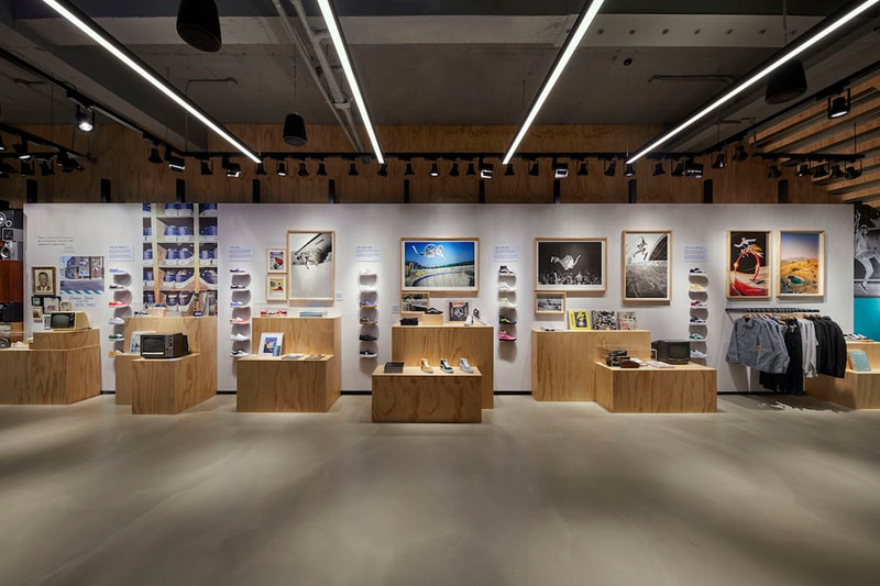 Vans Opens Brand Showcase Store Seoul south korea gangnam asia shoppable history wall product customization station radio tv installation cryptik