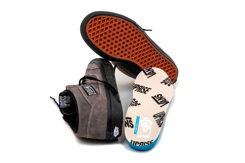 Uprise Skateshop Vans Half Cab Pro Charcoal Gray Cream White suede skate shoes skateboarding ultracrush pro footwear sneakers trainers runners 1989 sockliner Caballero Pro