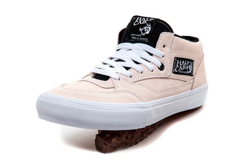 Uprise Skateshop Vans Half Cab Pro Charcoal Gray Cream White suede skate shoes skateboarding ultracrush pro footwear sneakers trainers runners 1989 sockliner Caballero Pro