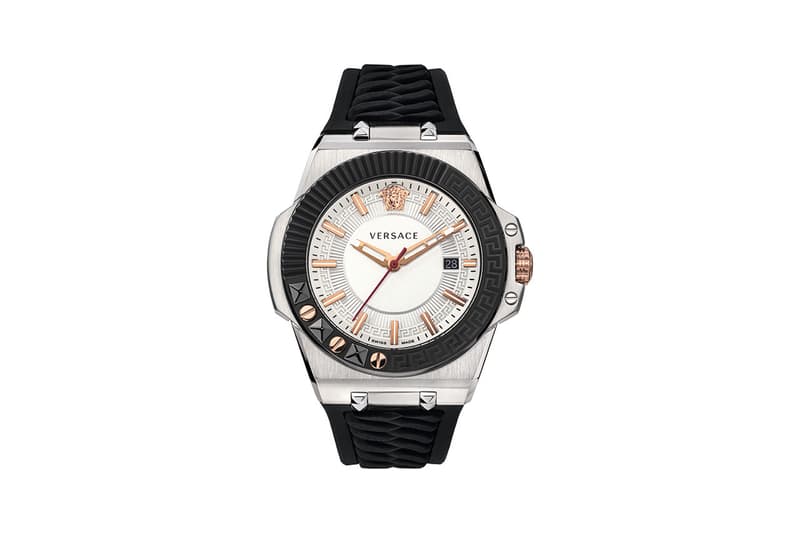 versace chain reaction sneaker watch red black blue release information macy's buy cop purchase medusa greca print