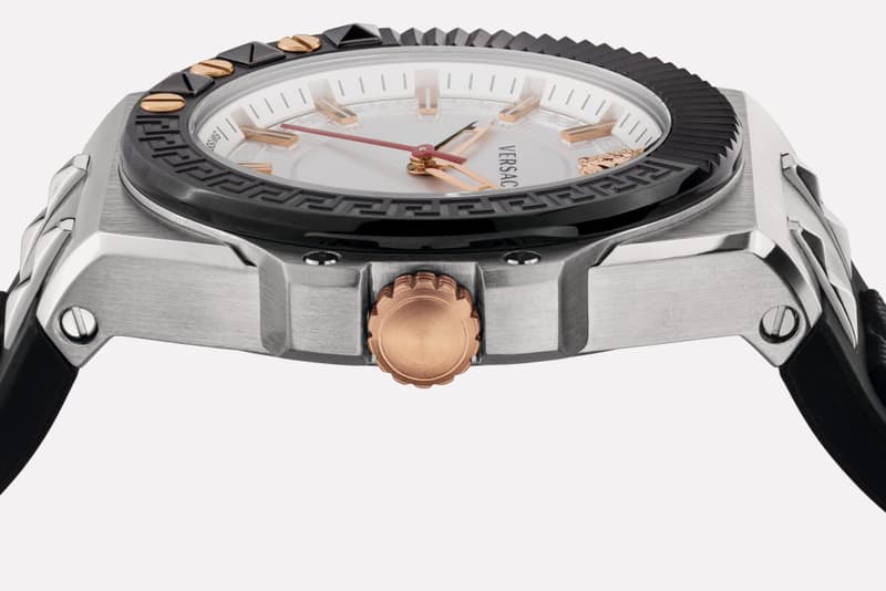 versace chain reaction sneaker watch red black blue release information macy's buy cop purchase medusa greca print