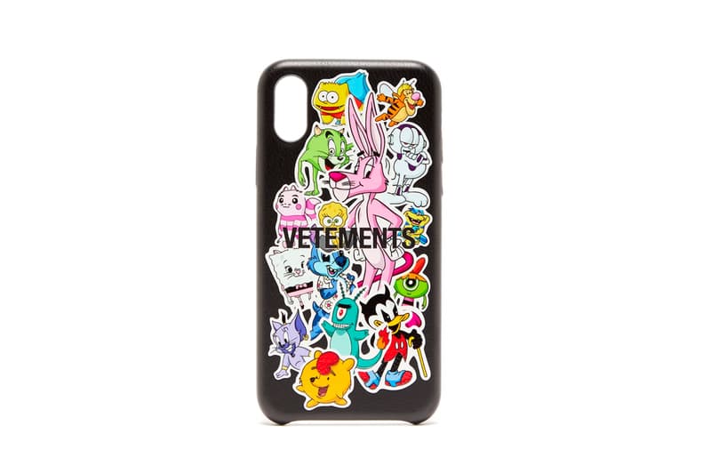 Vetements Monsters iPhone XS Case Release Black Cartoon Info Buy Price
