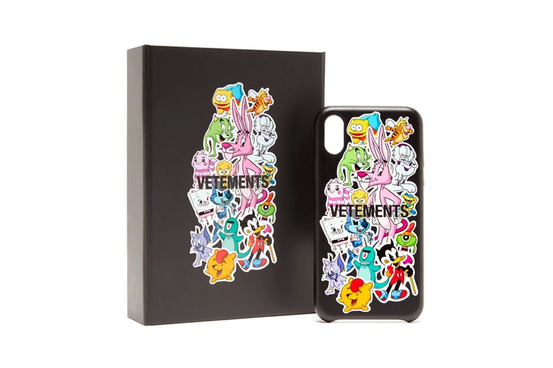 Vetements Monsters iPhone XS Case Release Black Cartoon Info Buy Price